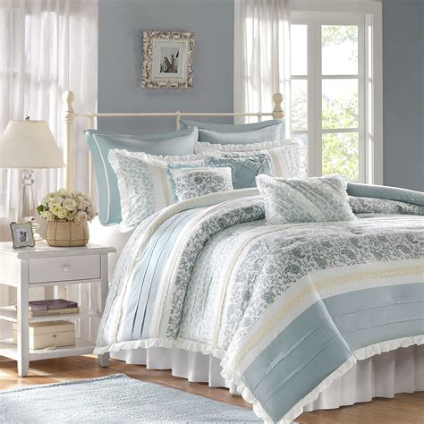 Queen Light Blue Comforter at Shelly Hunnicutt blog