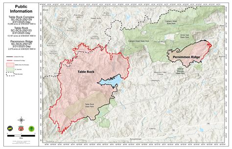 The South Carolina Forestry Commission - TABLE ROCK COMPLEX UPDATE ...