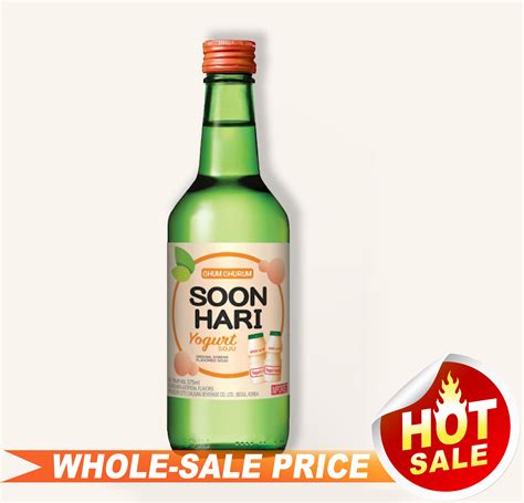 Soon Hari Yogurt Soju 375ml $4 Free Delivery - Uncle Fossil Wine&Spirits