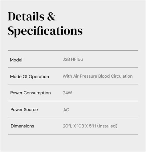 Air Compression Massager Machine India | Buy JSB HF166 Online