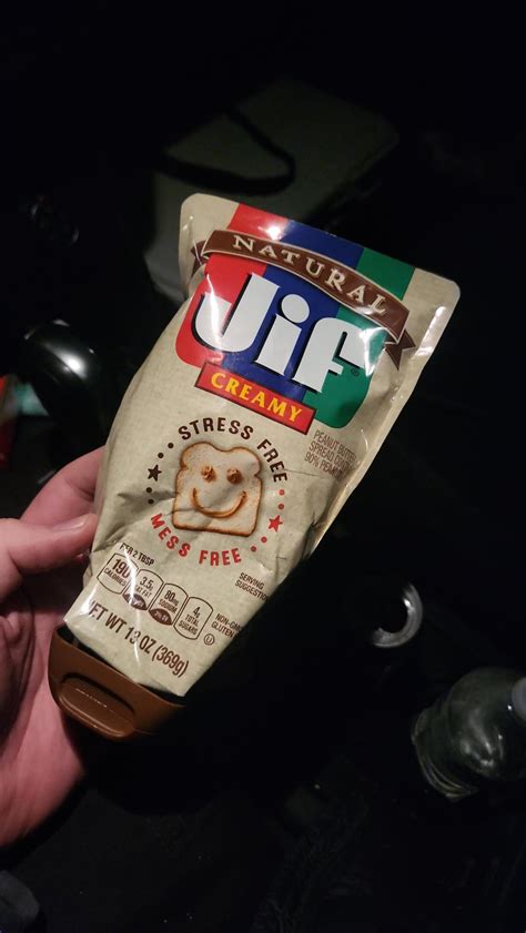 Squeezable peanut butter is a game changer. : r/urbancarliving