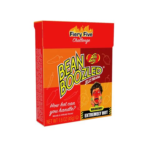 Buy Jelly Belly BeanBoozled Fiery Five Flip Top Box - 1.6 oz - Genuine ...