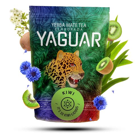 Yaguar Kiwi 0.5kg 500g  Kiwi | Categories  Yerba Mate  Yerba mate by country  Yerba mate ...