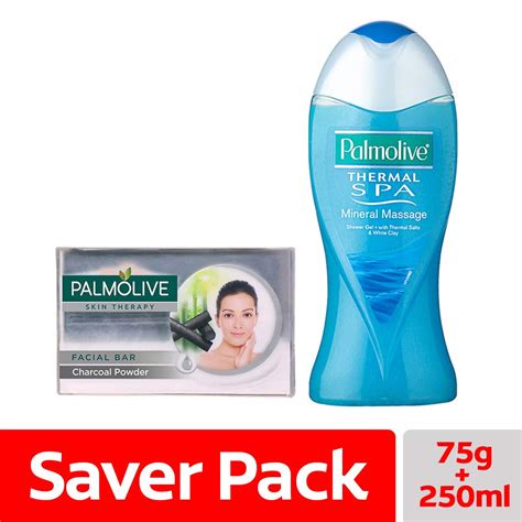 Buy Palmolive Skin Therapy Charcoal Soap- 75gm+ Palmolive Bodywash Feel ...