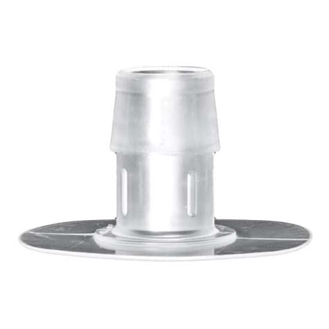 Cole-Parmer® Cleanroom Port Disk Hose Barb Fittings, Flat Plate, Engage ...