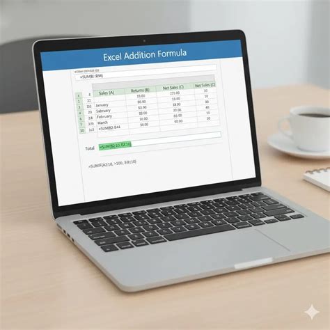 Image result for Excel Addition Formula