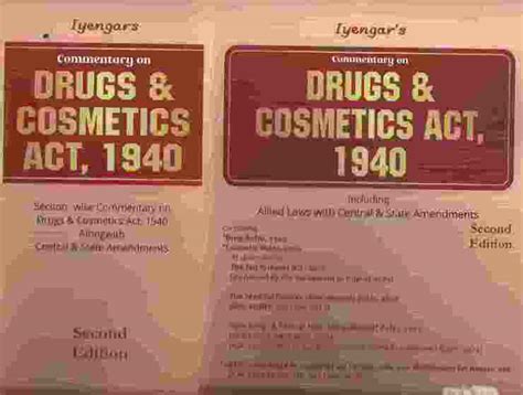 Buy online Commentary on Drugs and Cosmetics Act, 1940
