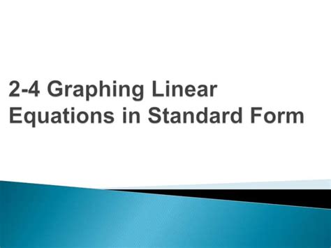 How to Put a Graph into Standard Form 的图像结果