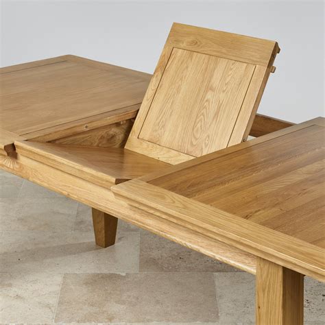 Durable Dining Table Extendable Real Wood for Flexible Family Meals