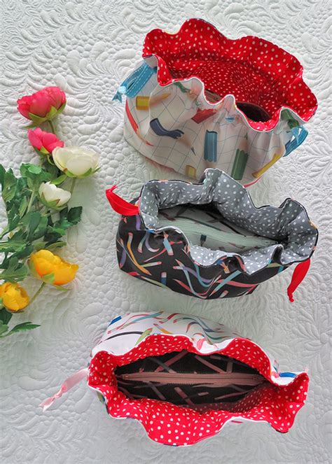 Image result for Gusseted Drawstring Bag Pattern