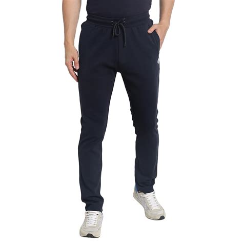Indian Terrain Mens Solid Navy Flat Front Joggers : Amazon.in: Clothing ...