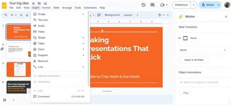 Morph Transition in Google Slides: Step-by-Step Tutorial
