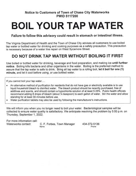 Boil Water Notice