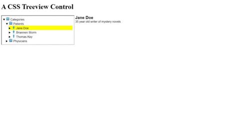 Image result for TreeView HTML/CSS