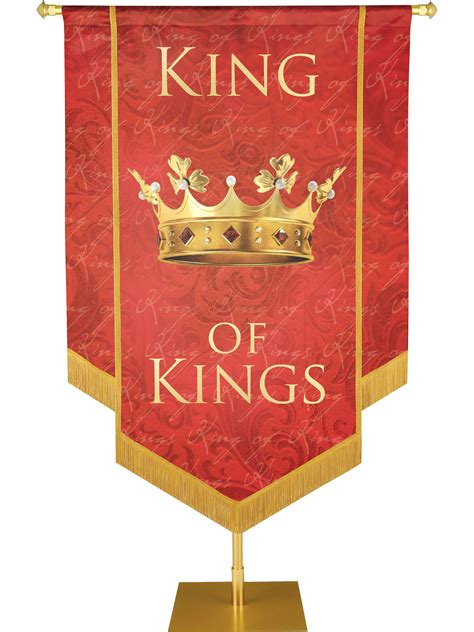 Names of Christ King of Kings Embellished Banner | Banner, Church ...