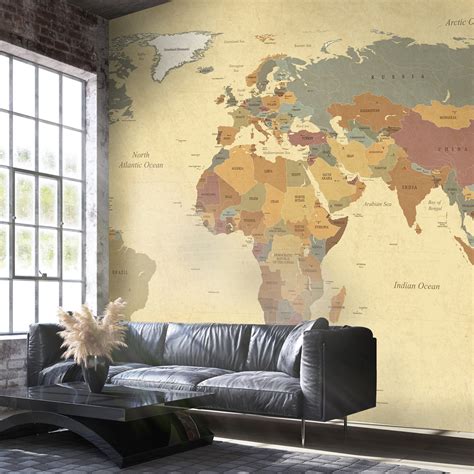 World Map Wall Mural 的图像结果