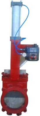Pneumatic Operated Knife Gate Valve Manufacturer & Supplier in India ...