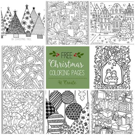 Free Printable Christmas Color Pages For Adults | Fanny Printable