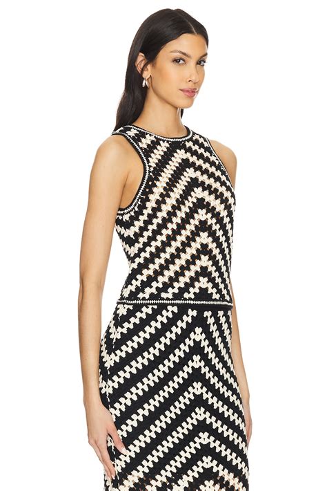Zimmermann Halliday Hand Crochet Tank in Chevron | REVOLVE