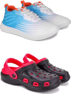 Pennen Men’s Sports Shoes & Slippers Combo | Running Shoes & Daily Wear ...