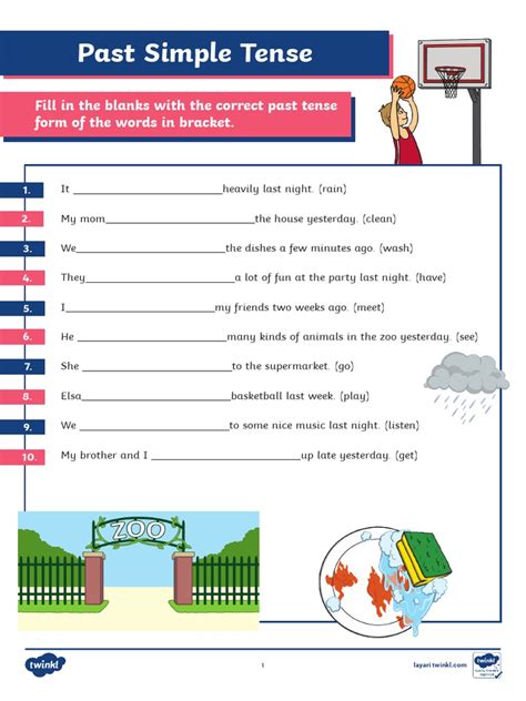 Past Simple Tense Exercises - 230821 - 160549 | PDF