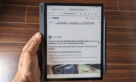 I spent weeks with this $600 e-ink Android tablet — why it's better ...