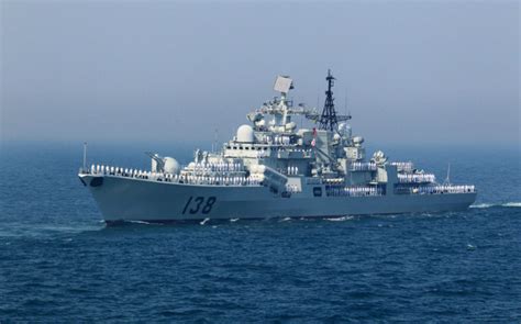 海军“现代”级138舰升级完成，未“大改”，会“返销”俄罗斯？|导弹驱逐舰|中国海军|泰州市_新浪新闻