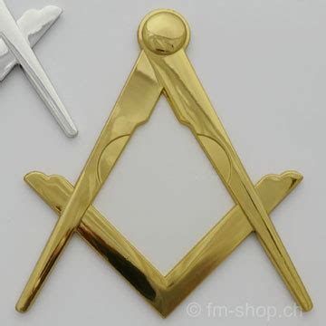 Plaquette de métal Equerre & Compas, doré ou argent - e-boutique pour ...