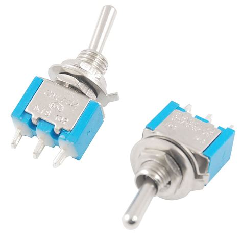 Buy Uxcell a12022200ux0345 Toggle Switch, AC 125V 6 Amp, ON/ON 3 Poles ...