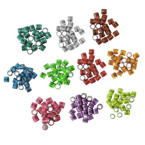 Meadawgs® Identify Dove Rings for Leg Rings Pigeon Bands for Canary ...
