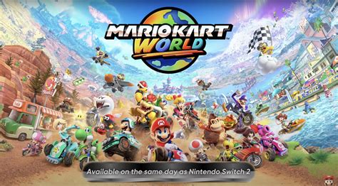 Nintendo Announces Mario Kart World During Switch 2 Stream - Games