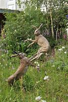 Image result for 2 Foot Tall Rabbit Sculpture