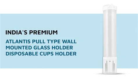 ATLANTIS Wall Mounted Glass Holder | Pull Type