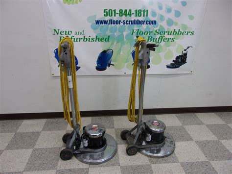 2 Clarke CFP 200 Floor Polishers Buffers Machines 20" 1 HP 175 RPM
