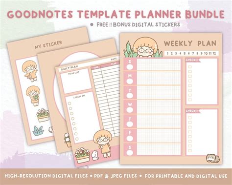 Good Notes Daily Planner Template 的图像结果