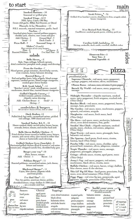 Pizza Restaurant Menu 的图像结果