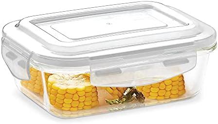Buy Borosil Klip N Store Glass Storage Container For Kitchen With Air ...