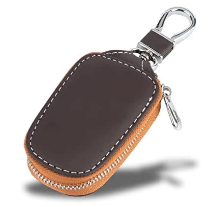 Contacts PU Leather Car Remote Key Case | Smart Protection Key Holder ...