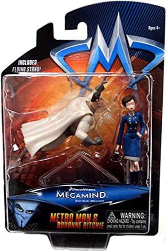 Buy Megamind Movie Mini Action Figure 2Pack MetroMan Roxanne Ritchie ...