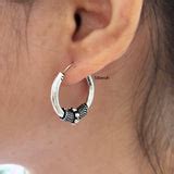 Silver Bali Hoop Earring – SILBERUH