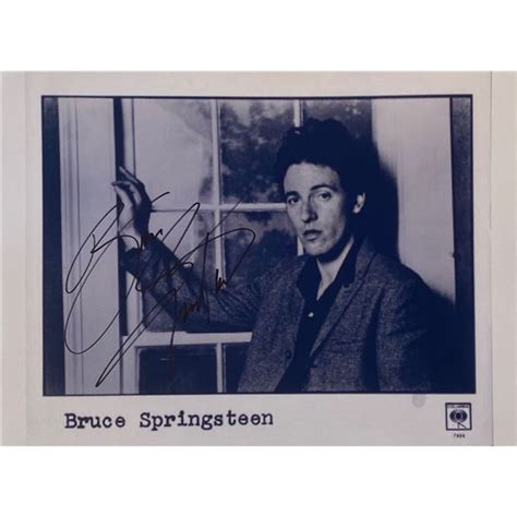 Image result for Bruce Springsteen Autograph