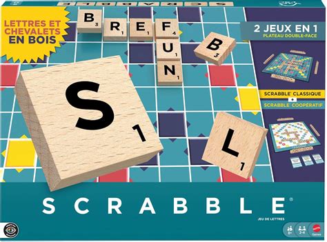 Mattel Games Scrabble bordspel, klassiek woordplezier voor het hele ...