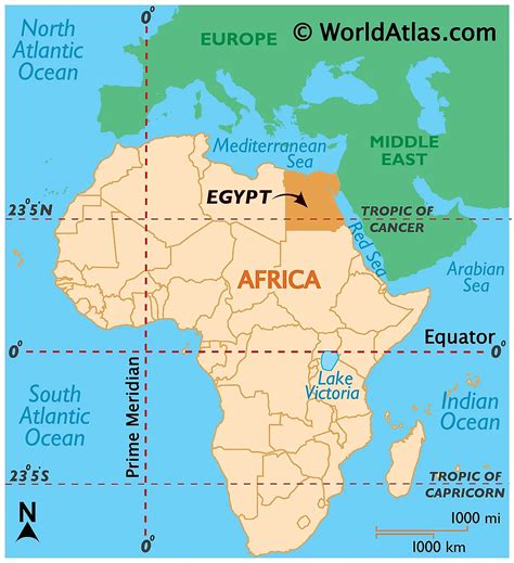 Egypt Physical Maps