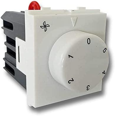 Schneider electric Livia-2 Module Step type Fan regulator - White (Pack ...