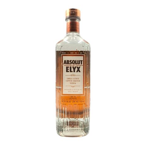 VODKA ABSOLUT ELYX 750 ML. - ucoliseo.com