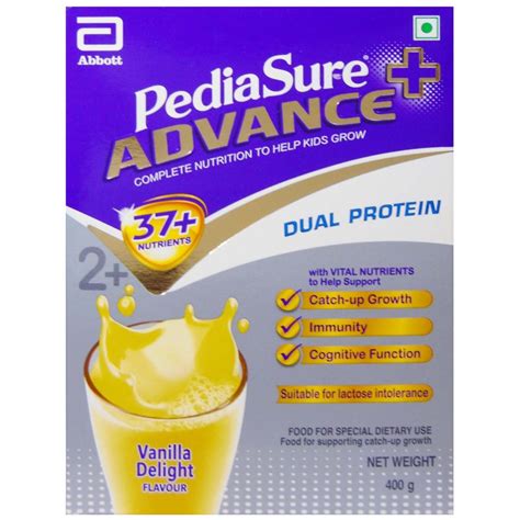 Pediasure Advance + Vanilla Delight Flavoured Kids Nutrition Drink, 400 ...