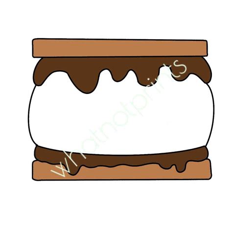 Smores PNG Transparent Background Commercial Use OK Instant Digital ...