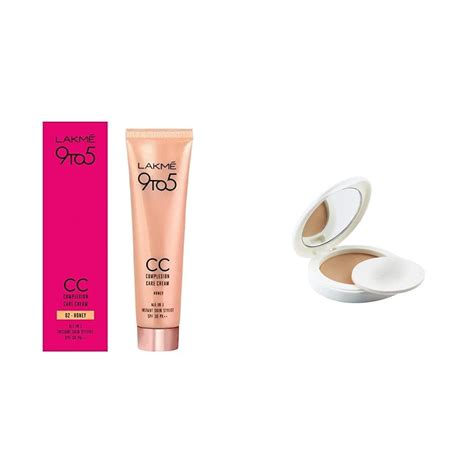 Lakmé 9 to 5 Complexion Care CC Cream, Honey, 30g And Lakmé Perfect ...