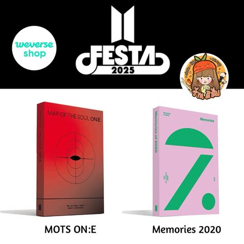 พร้อมส่ง [2025 FESTA] BTS MAP OF THE SOUL ON:E / BTS MEMORIES OF 2020 DC | Shopee Thailand