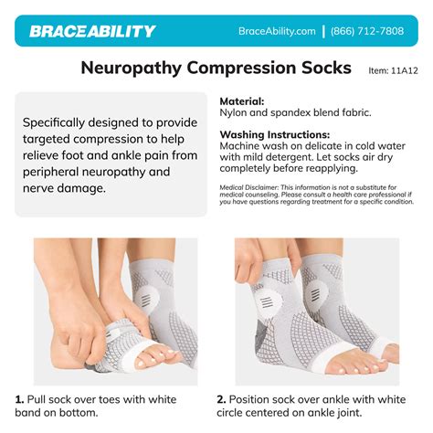 Soothing Compression Socks for Diabetic Neuropathy Pain